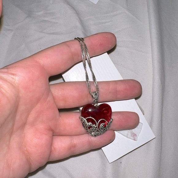 Jewelry - Beautiful heart shape silver 925 necklace